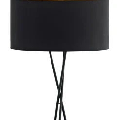 Eglo Golvlampa Fondachelli Stål Svart Koppar | Passande För 1x E27