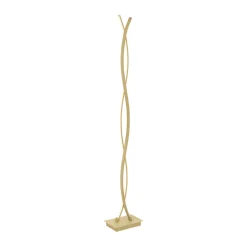 Eglo Golvlampa Lasana 4 Stål Aluminium Trä 36W 4700lm - 830 Varm Vit
