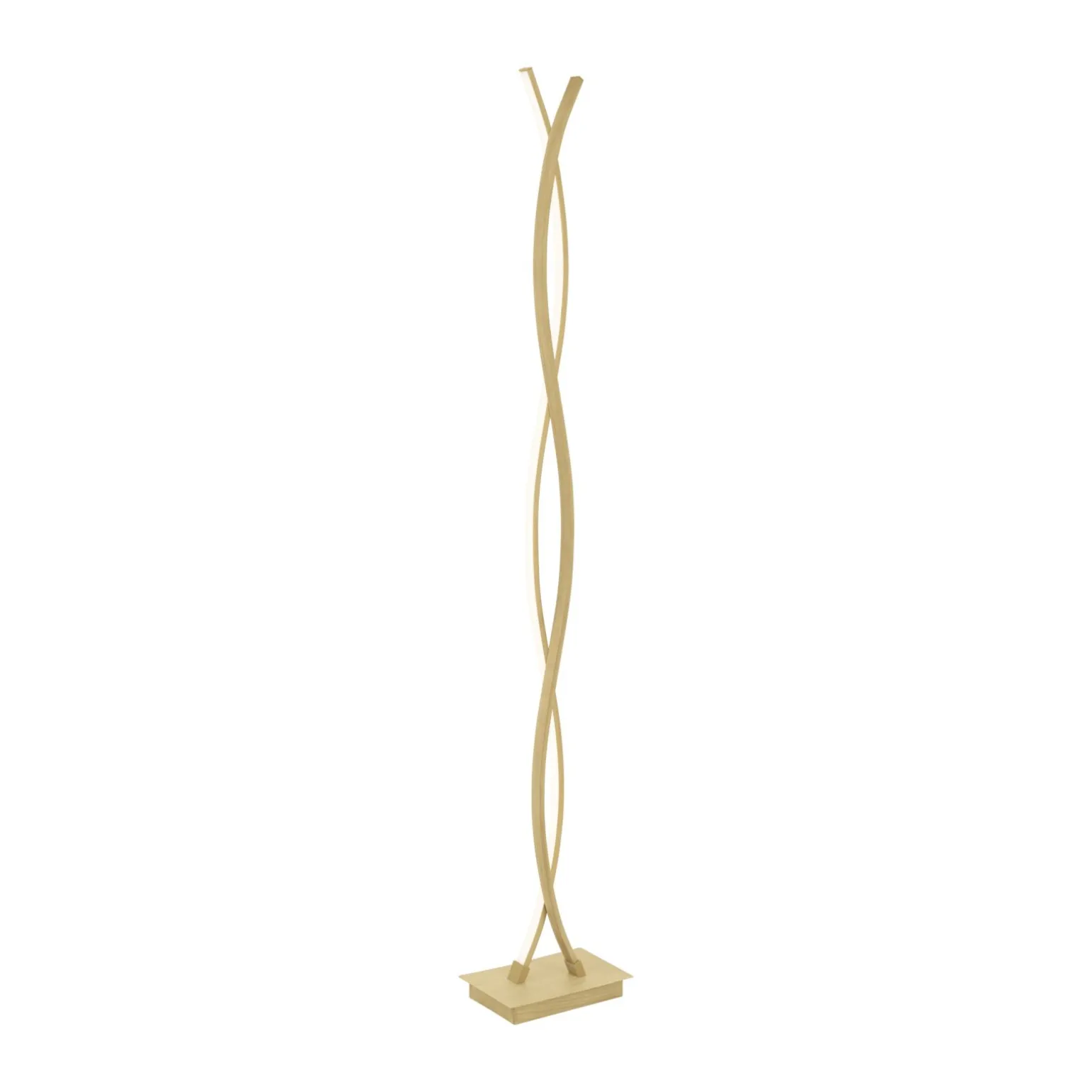 Eglo Golvlampa Lasana 4 Stål Aluminium Trä 36W 4700lm - 830 Varm Vit