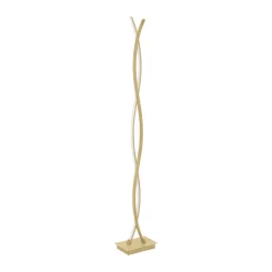 Eglo Golvlampa Lasana 4 Stål Aluminium Trä 36W 4700lm - 830 Varm Vit