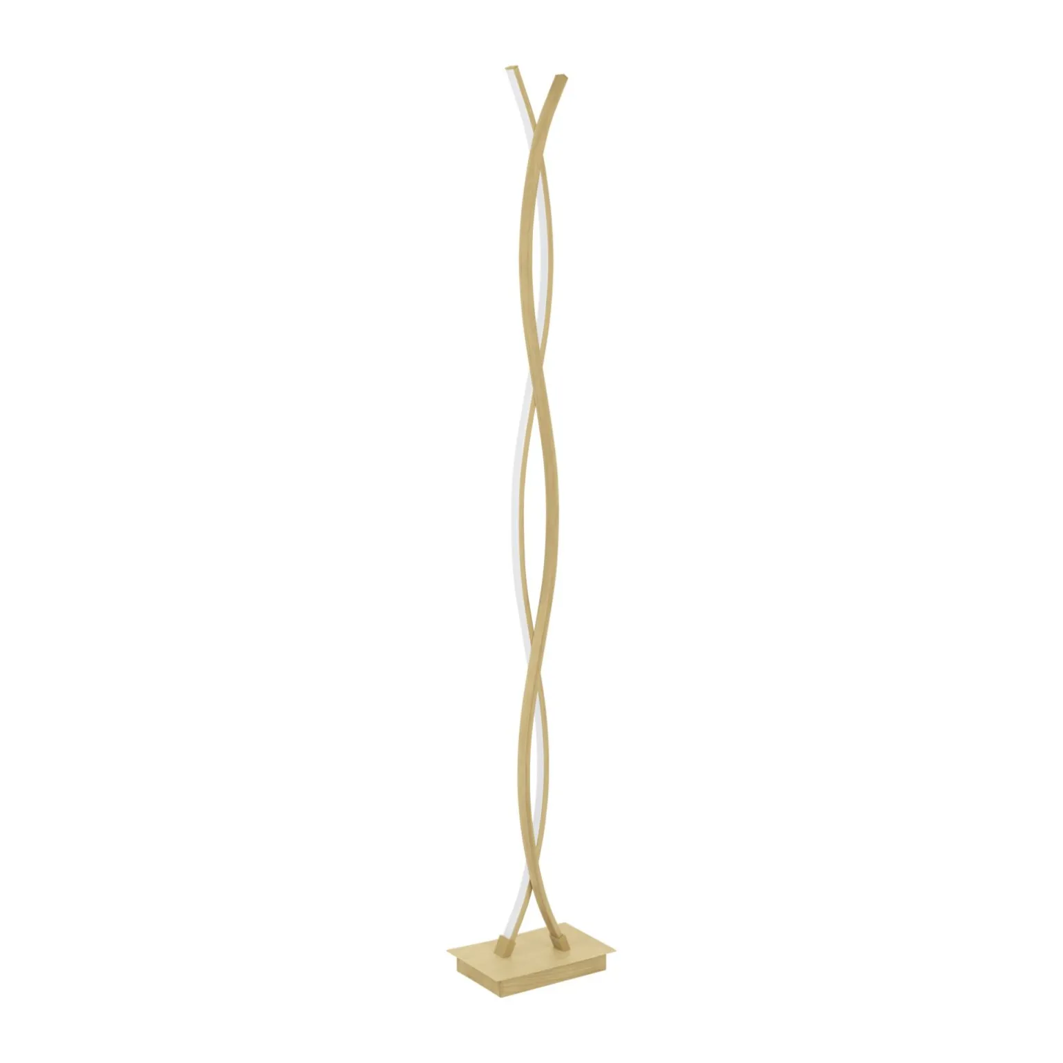 Eglo Golvlampa Lasana 4 Stål Aluminium Trä 36W 4700lm - 830 Varm Vit