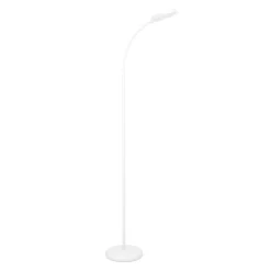 Eglo Golvlampa Lauro Plast Vit 55W 600lm - 827-865 Justerbar Vit | Dimbar