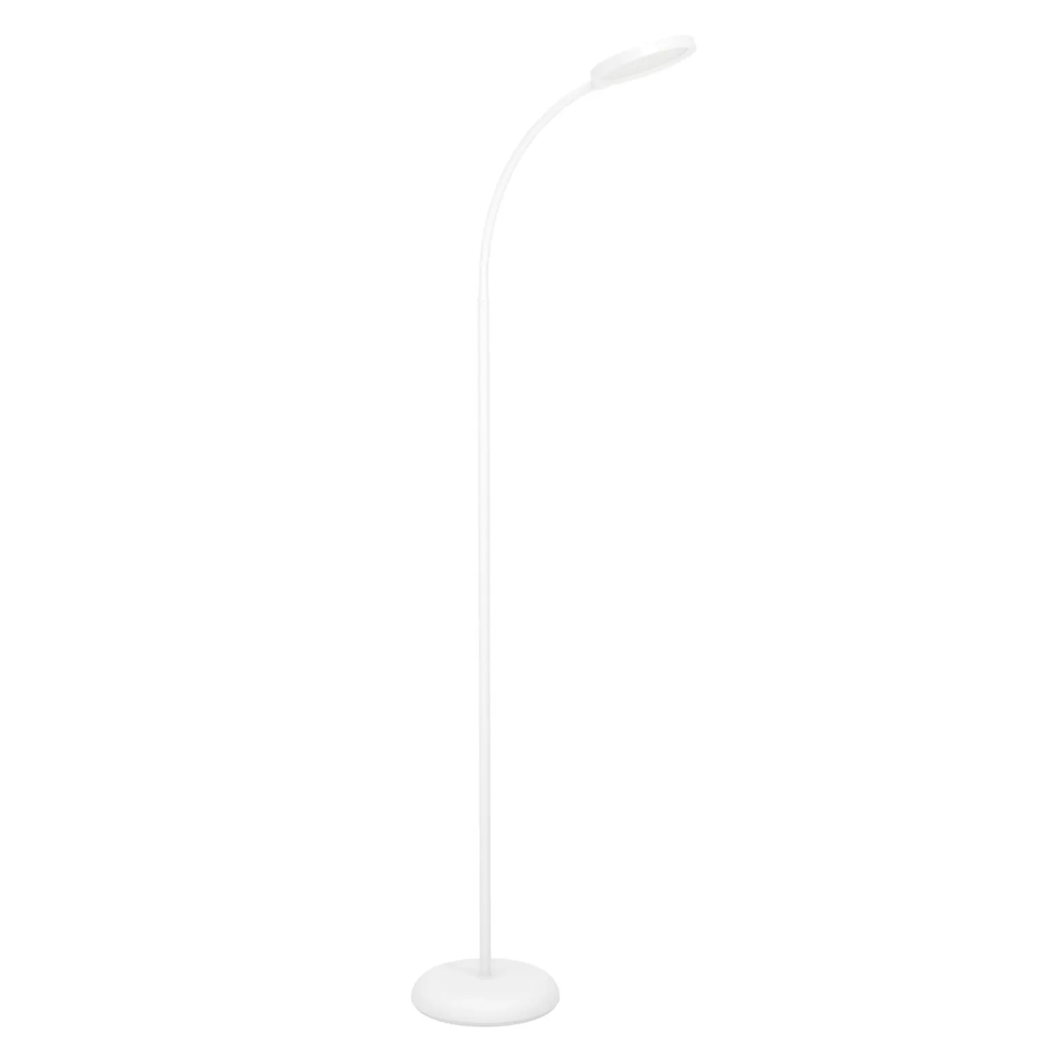 Eglo Golvlampa Lauro Plast Vit 55W 600lm - 827-865 Justerbar Vit | Dimbar