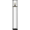 Eglo Golvlampa Libertad Stål Svart Trä | Passande För 1x E27