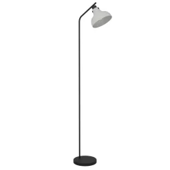 Eglo Golvlampa Matlock Stål Grå Svart | Passande För 1x E27