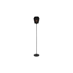 Eglo Golvlampa Persley Stål Svart Papper | IP20 - Passande för 1x E27