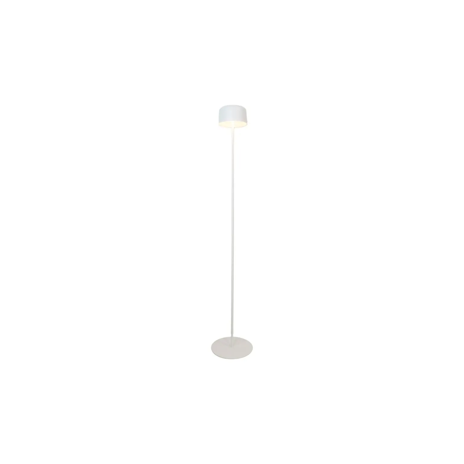 Eglo Golvlampa Roccanova-L Solar Stål Vit 2W 270lm - 830 Varm Vit | IP44 - Touchdimmerbar - USB-C