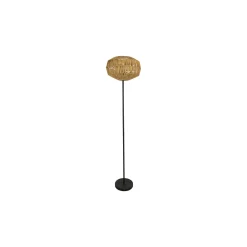 Eglo Golvlampa Sheldon Stål Svart | IP20 - Passande för 1x E27