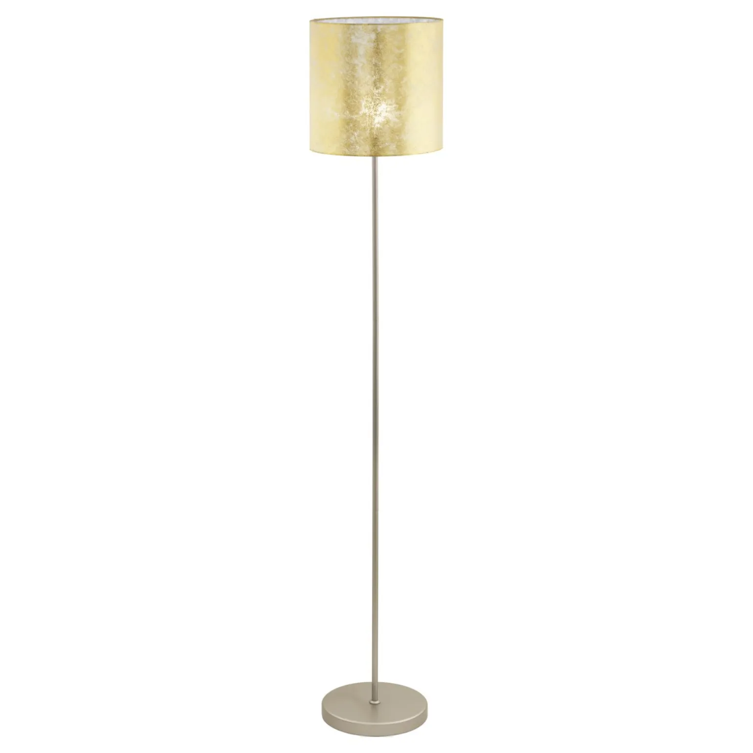 Eglo Golvlampa Viserbella Stål Guld | Passande För 1x E27