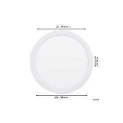 Eglo Infälld Spot Fueva 6 Plast Vit 18.5W 2100lm - 827-840-865 CCT