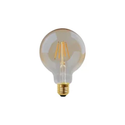 Eglo LED Globe E27 Filament Ambar 4.5W 400lm - 822 Extra Varm Vit | 3-Stegs Dimbar - Ersättare 40W