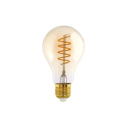 Eglo LED Päron E27 Filament Ambar 8W 806lm - 827 Extra Varm Vit | Dimbar - Ersättare 60W