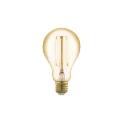 Eglo LED Päron E27 Filament Ambar 4.5W 400lm - 822 Extra Varm Vit | 3-Stegs Dimbar - Ersättare 40W