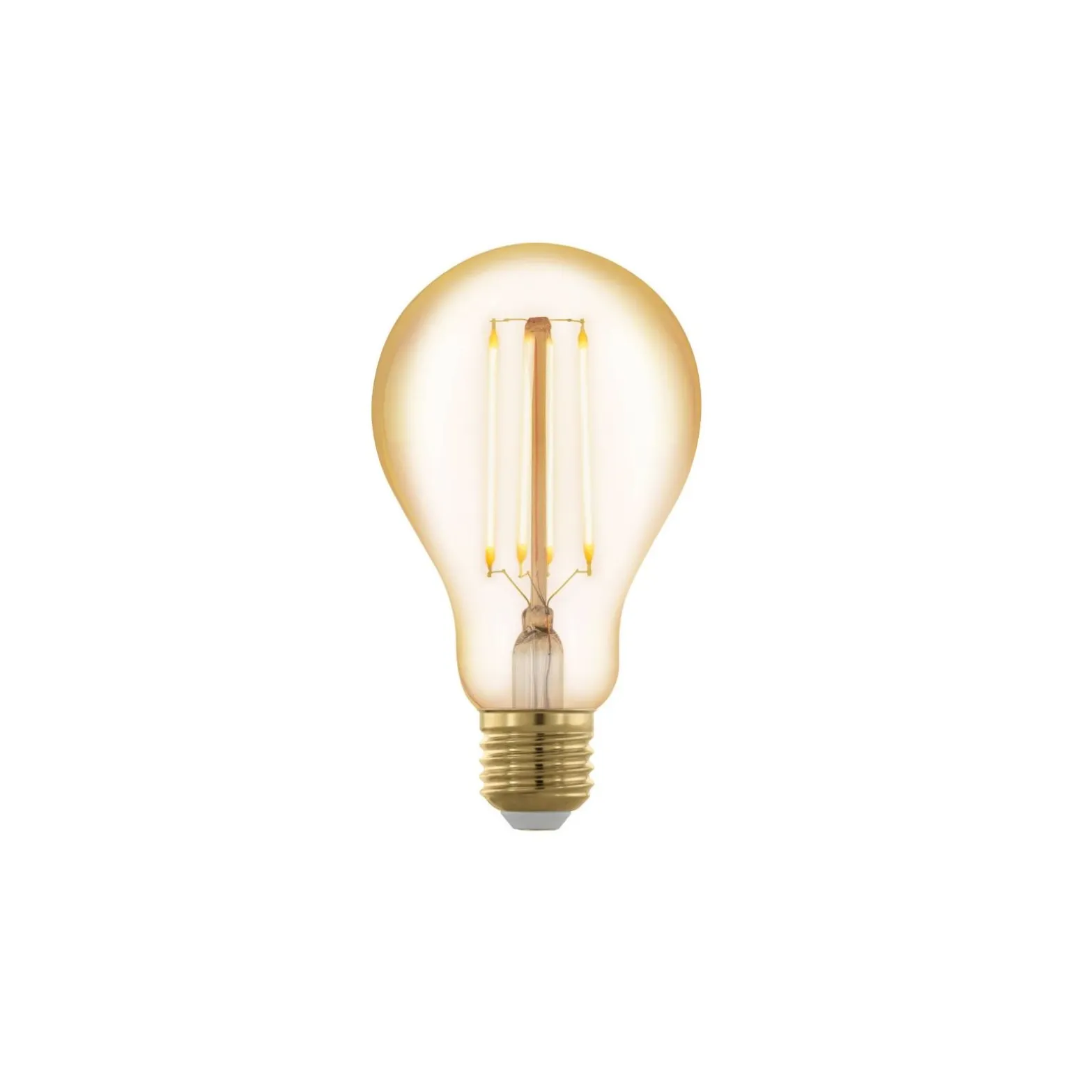 Eglo LED Päron E27 Filament Ambar 4.5W 400lm - 822 Extra Varm Vit | 3-Stegs Dimbar - Ersättare 40W