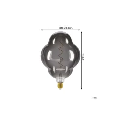 Eglo LED Special E27 Filament Smokey 4W 110lm - 820 Extra Varm Vit | Dimbar - Ersättare 15W