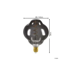 Eglo LED Special E27 Filament Smokey 4W 110lm - 820 Extra Varm Vit | Dimbar - Ersättare 15W