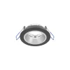 Eglo LED Spot Yebra-Z Plast Svart Silver 4.9W 490lm - 827-865 Justerbar Vit + RGB | 87mm - Utskärning 68mm - IP20 - Zigbee Dimbar