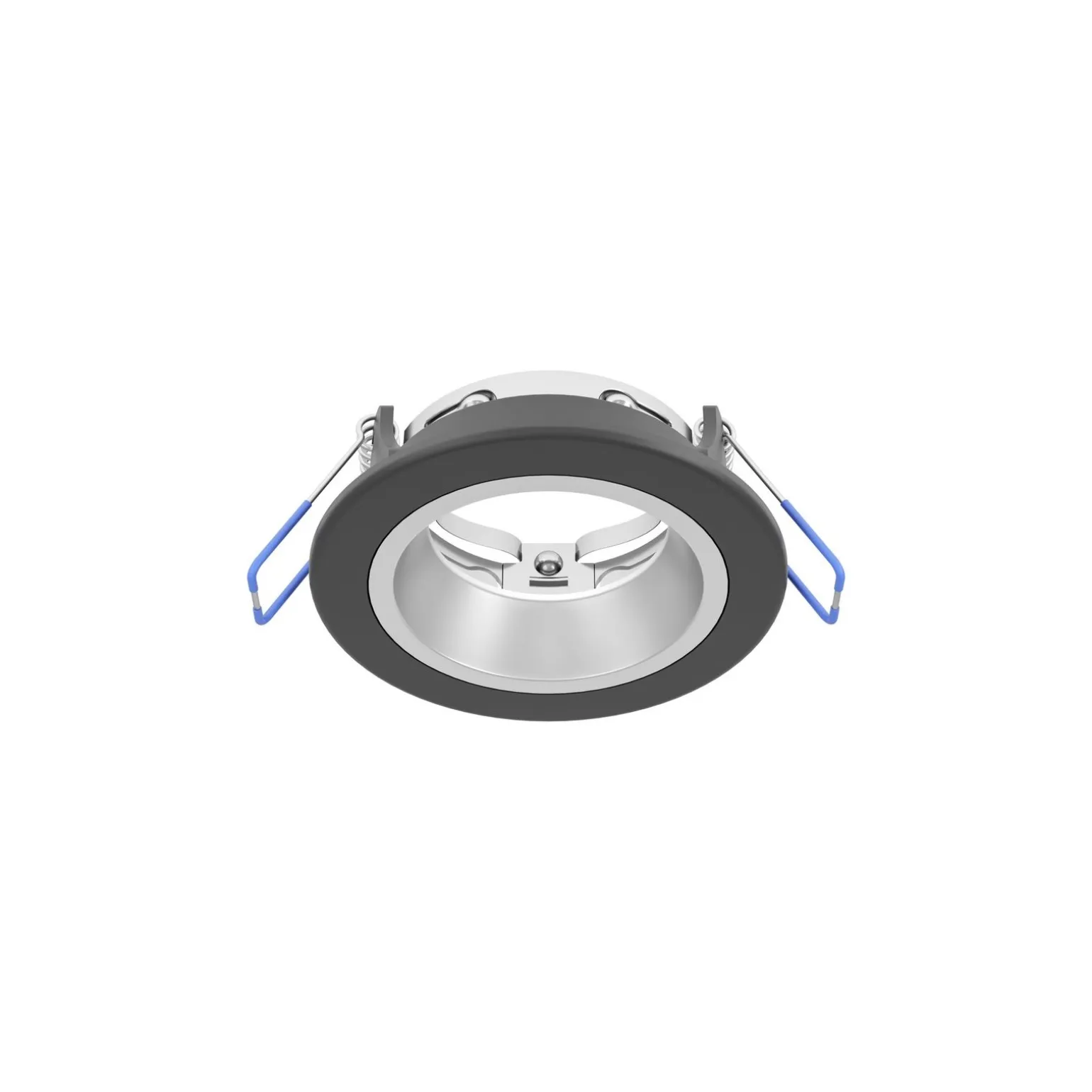 Eglo LED Spot Yebra-Z Plast Svart Silver 4.9W 490lm - 827-865 Justerbar Vit + RGB | 87mm - Utskärning 68mm - IP20 - Zigbee Dimbar
