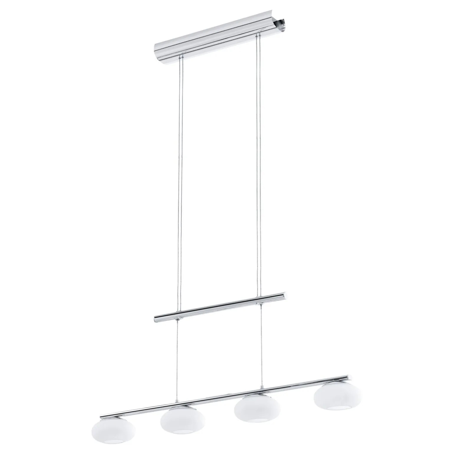 Eglo Pendellampa Aleandro 1 Stål Krom 4W 500lm - 830 Varm Vit | Dimbar