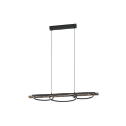Eglo Pendellampa Boyal Trä Svart, Rostig 40.5W 3600lm - 830 Varm Vit | Dimbar