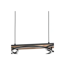 Eglo Pendellampa Boyal Trä Svart, Rostig 40.5W 3600lm - 830 Varm Vit | Dimbar