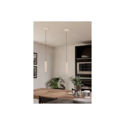 Eglo Pendellampa Caminia Stål Slipad 4.7W 345lm - 830 Varm Vit | IP20 - Inkl. 1x GU10