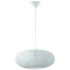 Eglo Pendellampa Campilo Plast Vit | 450mm - Passande För 1x E27