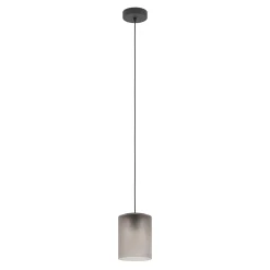 Eglo Pendellampa Colomera Stål Svart | 150mm - Passande För 1x E27