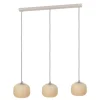 Eglo Pendellampa Cominio Stål Beige | Passande För 3x E27