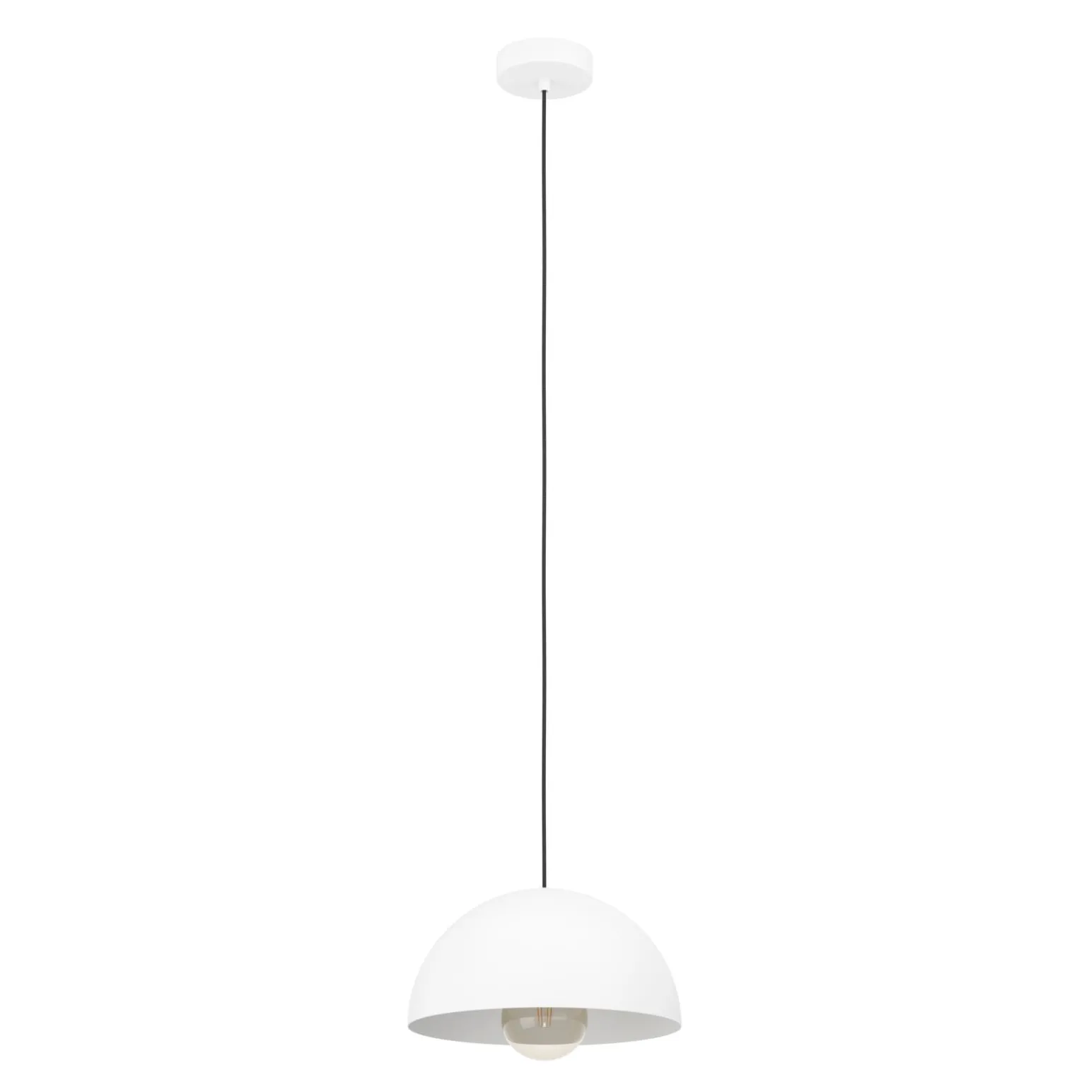 Eglo Pendellampa Gaetano Stål Vit | 300mm - Passande För 1x E27