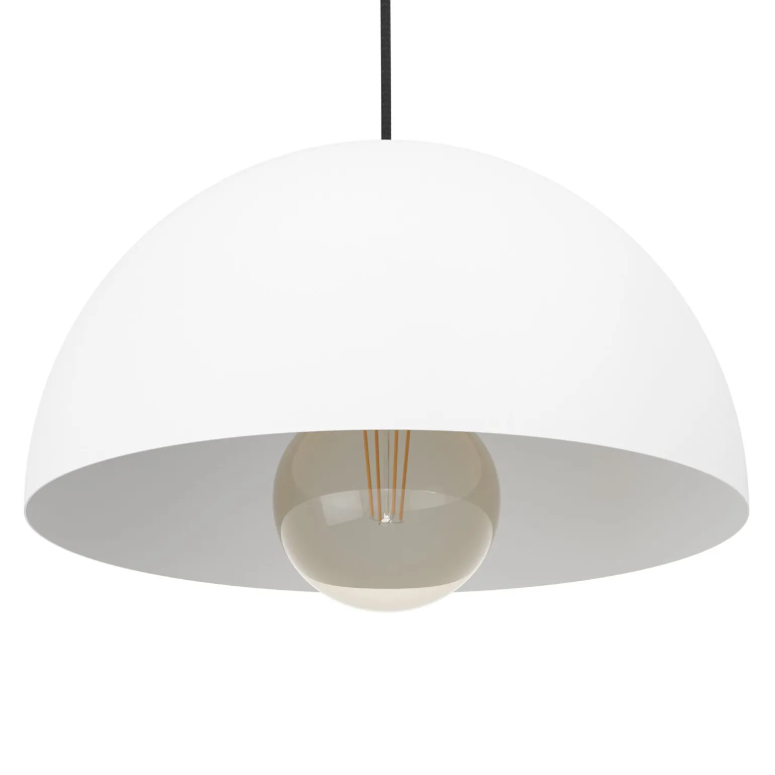 Eglo Pendellampa Gaetano Stål Vit | 300mm - Passande För 1x E27