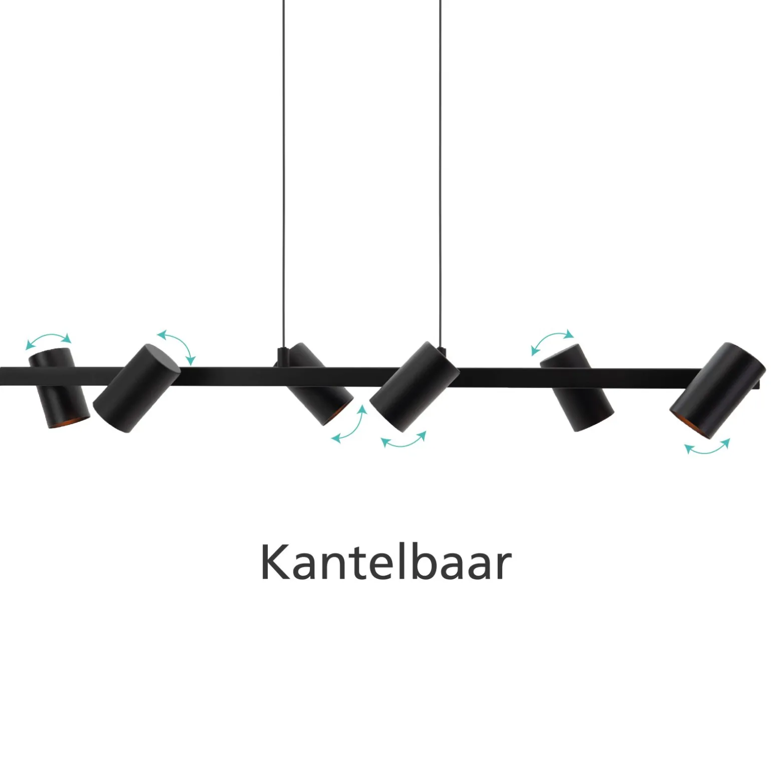 Eglo Pendellampa Gatuela 1 Stål Svart | Passande För 6x E14