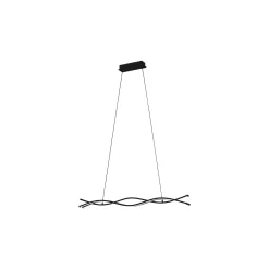 Eglo Pendellampa Lasana 3 Stål Aluminium Svart 11W 1500lm - 830 Varm Vit | IP20