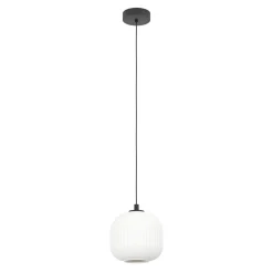Eglo Pendellampa Mantunalle Stål Svart | 200mm - Passande För 1x E27