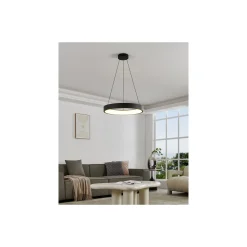 Eglo Pendellampa Marghera-Z Stål Svart 27.5W 3150lm - 827-865 Justerbar Vit + RGB | IP20 - Zigbee Dimbar