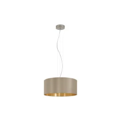 Eglo Pendellampa Maserlo Stål Satin Nickel | Passande för 3x E27
