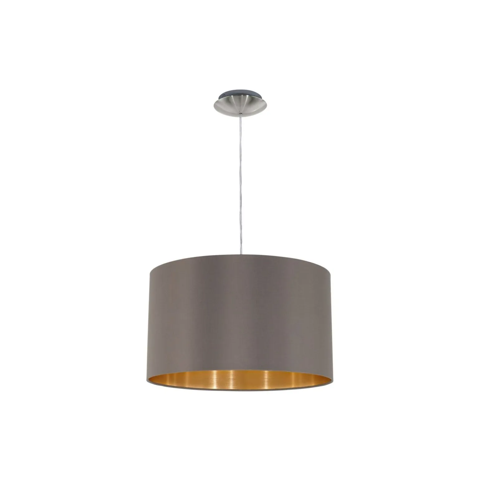 Eglo Pendellampa Maserlo Stål Satin Nickel | Passande för E27