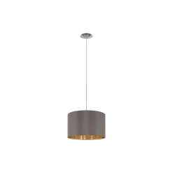 Eglo Pendellampa Maserlo Stål Satin Nickel | Passande för E27