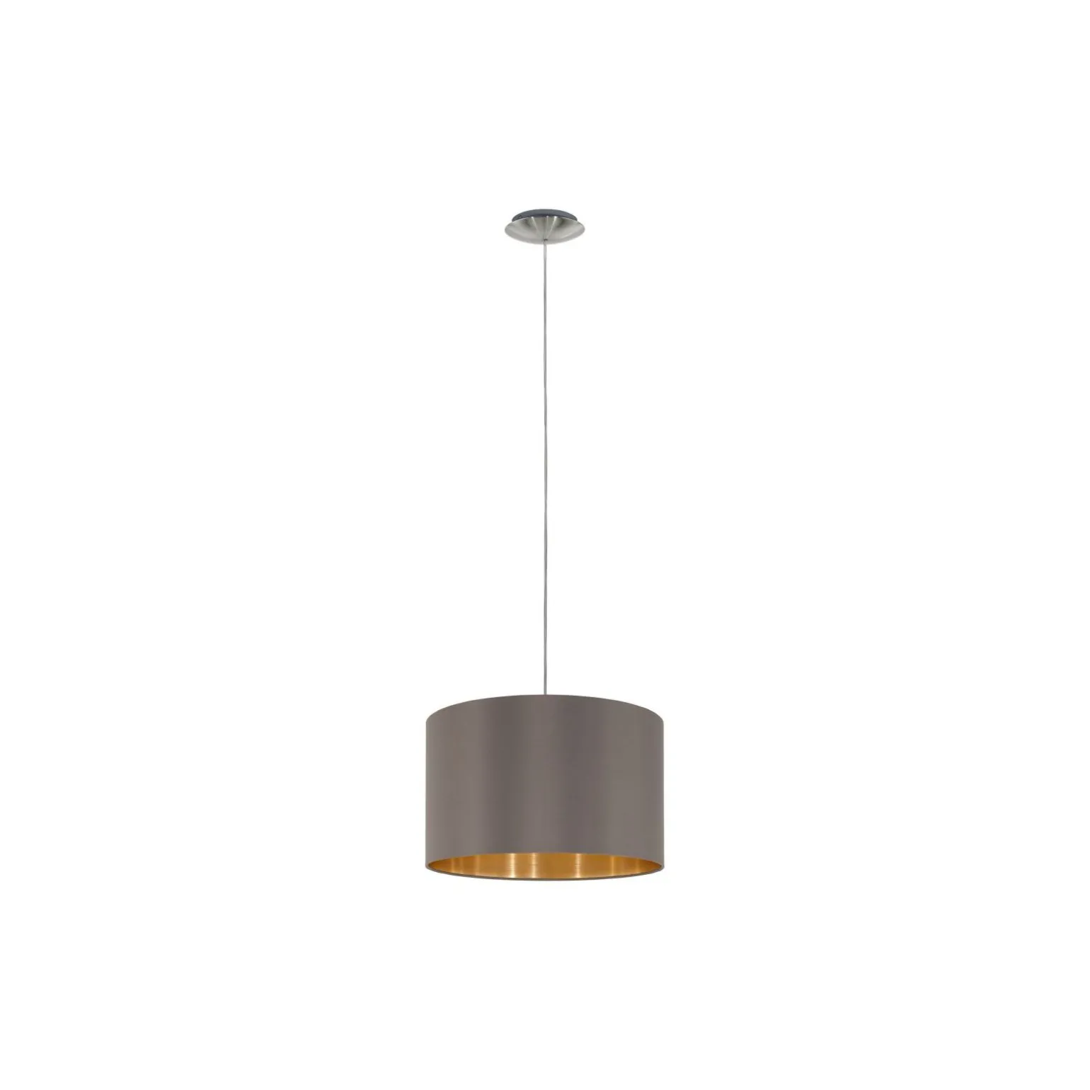 Eglo Pendellampa Maserlo Stål Satin Nickel | Passande för E27