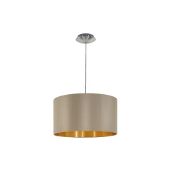 Eglo Pendellampa Maserlo Stål Satin Nickel | Passande för E27