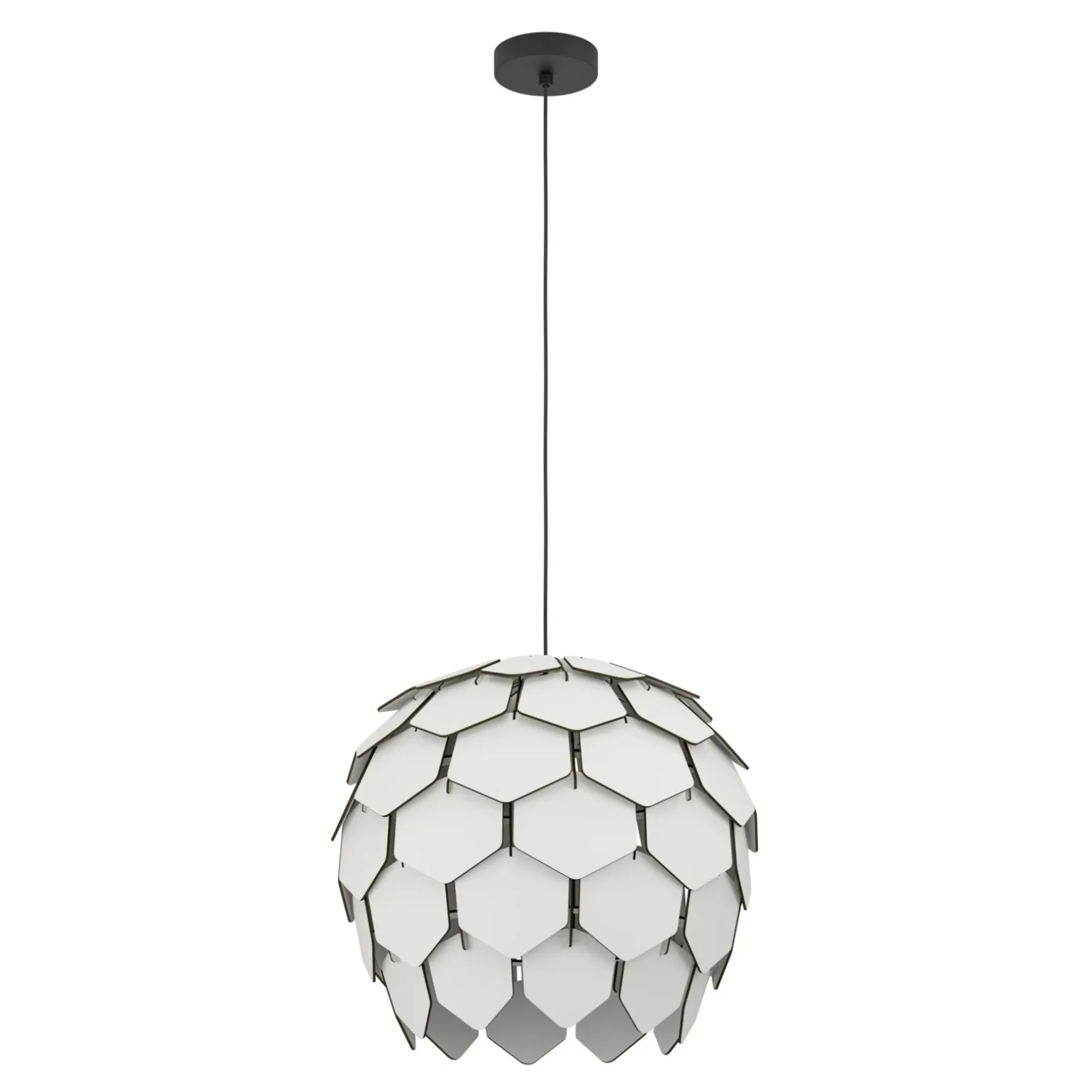 Eglo Pendellampa Mattanza Stål Svart | 495mm - Passande För 1x E27