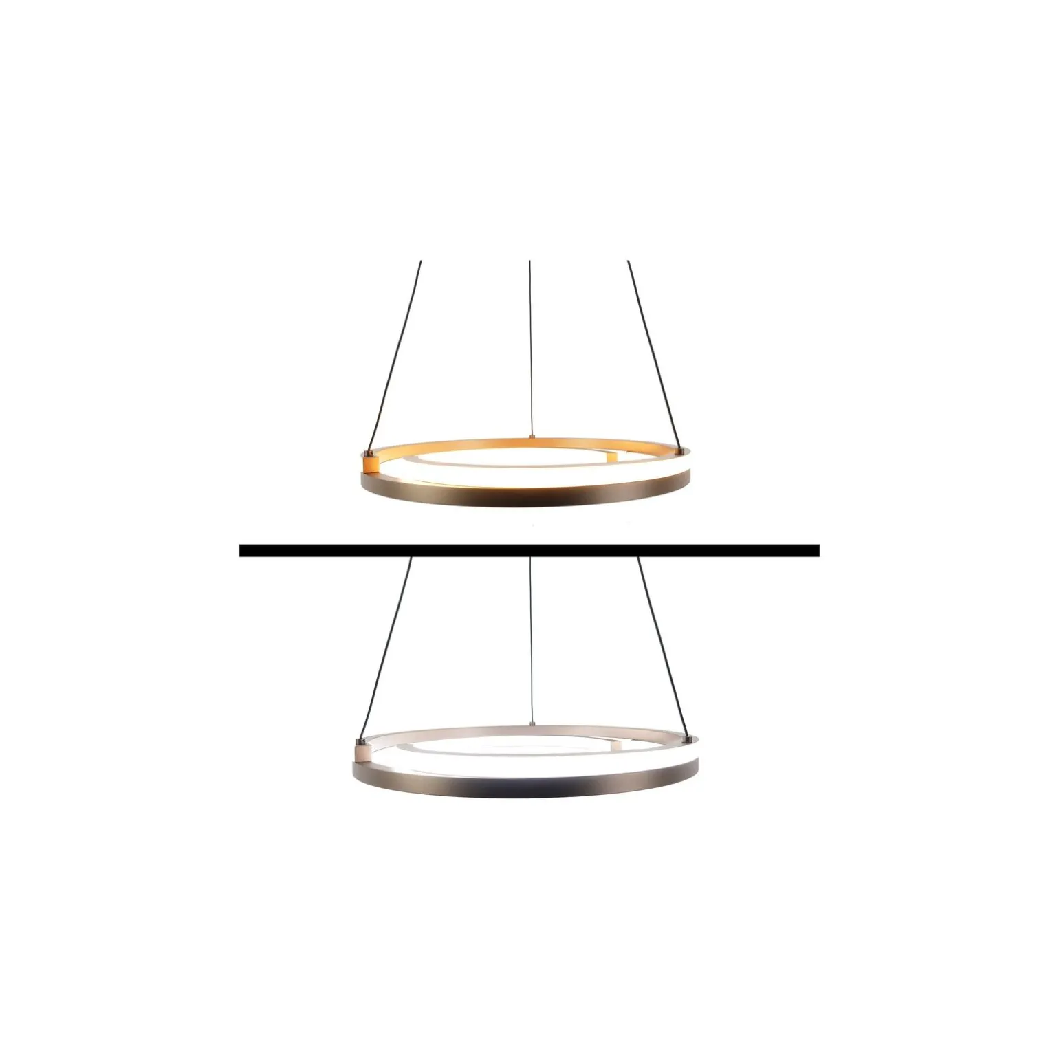 Eglo Pendellampa Mezzomonte Aluminium Stål Brons Svart 20W 1600lm - 827-865 Justerbar Vit | IP20 - Dimbar