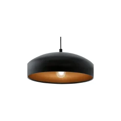 Eglo Pendellampa Moga 1 Stål Svart Koppar | IP20 - Passande för 1x E27