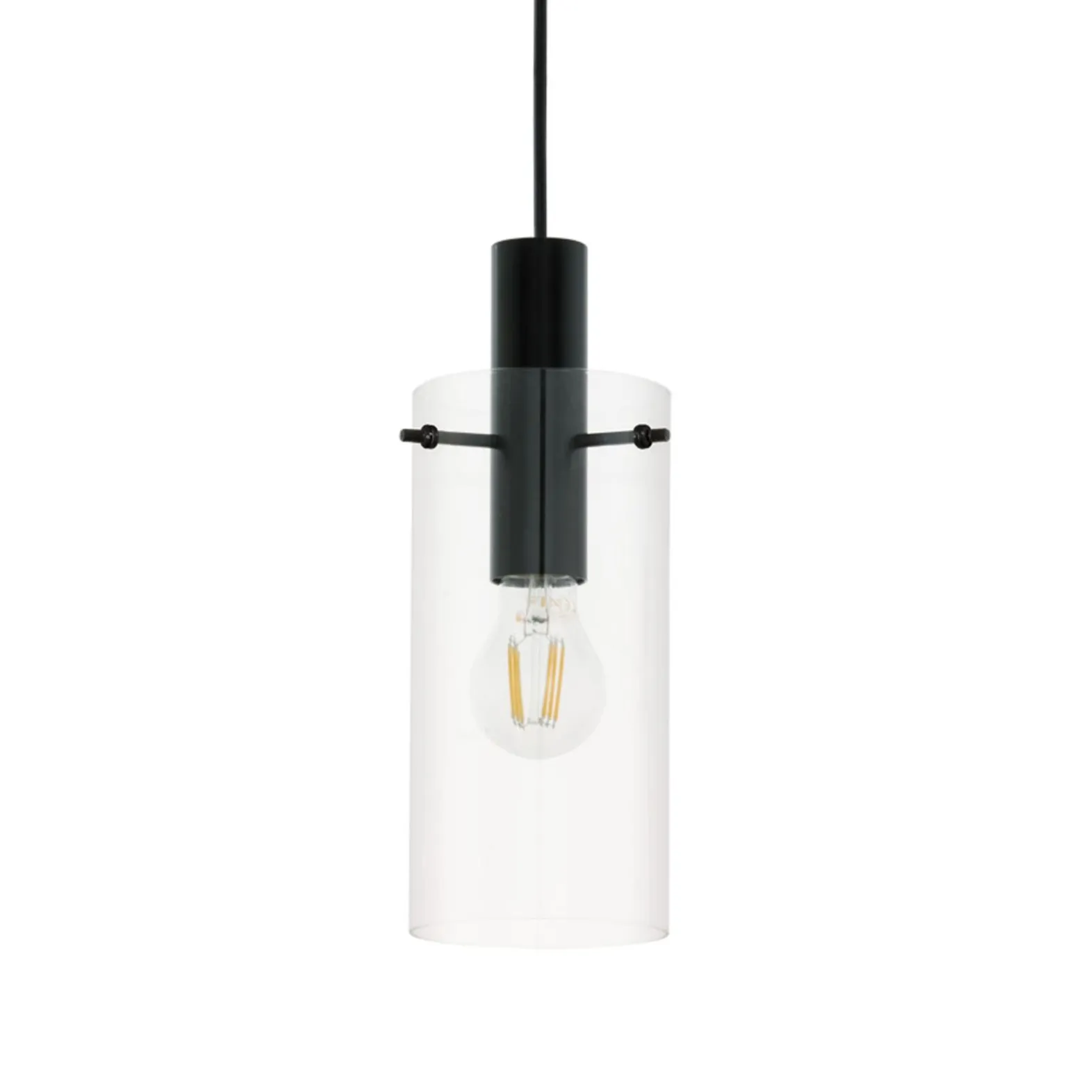 Eglo Pendellampa Montefino Stål Svart | 110mm - Passande För 1x E27