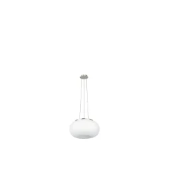 Eglo Pendellampa Optica Stål Satin Nickel | Passande för 2x E27