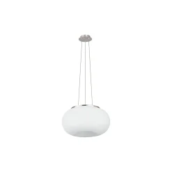 Eglo Pendellampa Optica Stål Satin Nickel | Passande för 2x E27