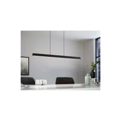 Eglo Pendellampa Simolaris-Z Aluminium Stål Svart 35W 4200lm - 827-865 Justerbar Vit + RGB | IP20 - Zigbee Dimbar