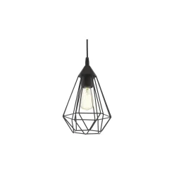 Eglo Pendellampa Tarbes Svart | IP20 - Passande för 1x E27