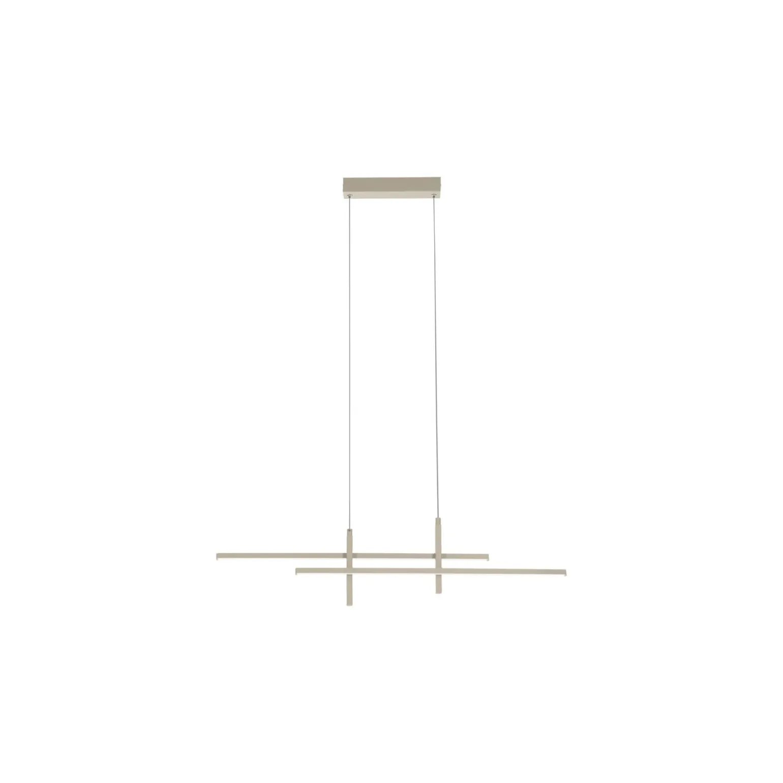 Eglo Pendellampa Trepilia Aluminium Stål Slipad 20W 2500lm - 830 Varm Vit | IP20