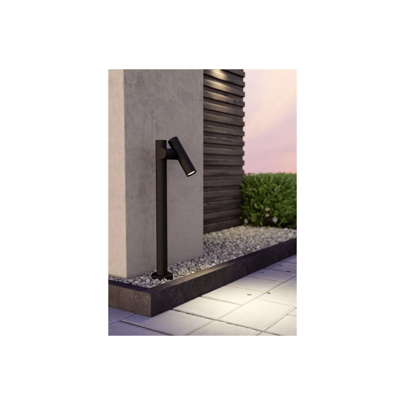Eglo Piedestallampa Fossignano Aluminium Svart 4W 550lm - 830 Varm Vit | IP44
